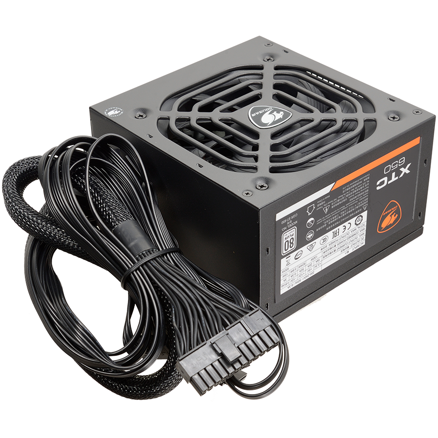 Napajanje COUGAR I XTC 650 (80 plus white, 650 W, ATX, +12V 52 A, +3.3V 24 A, +5V 20 A, +5VSB 3 A, -12V 0.3 A)-8