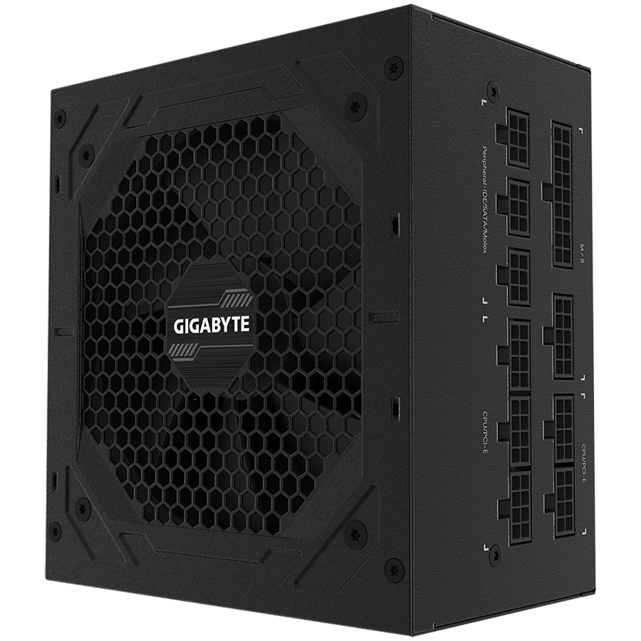 GIGABYTE P750GM Power Supply 750W, Modular, 80 PLUS Gold, Japanese capacitors, 120mm smart control fan, EU plug-1