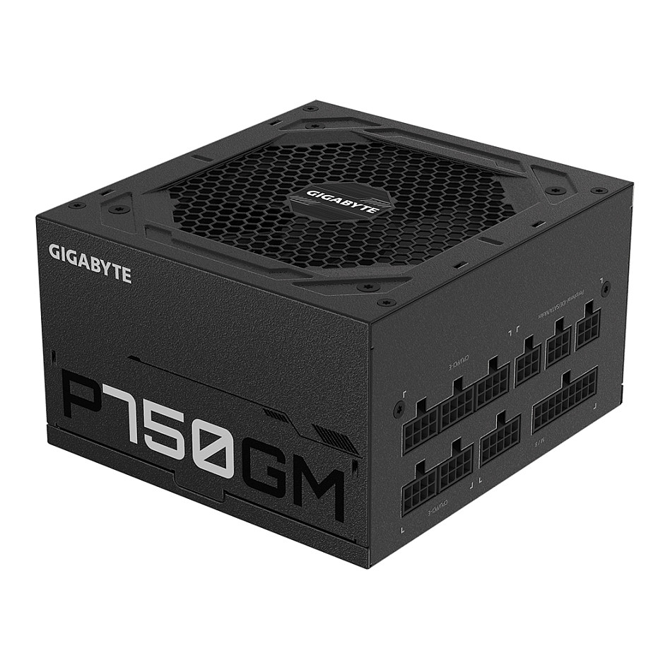 GIGABYTE P750GM Power Supply 750W, Modular, 80 PLUS Gold, Japanese capacitors, 120mm smart control fan, EU plug-13