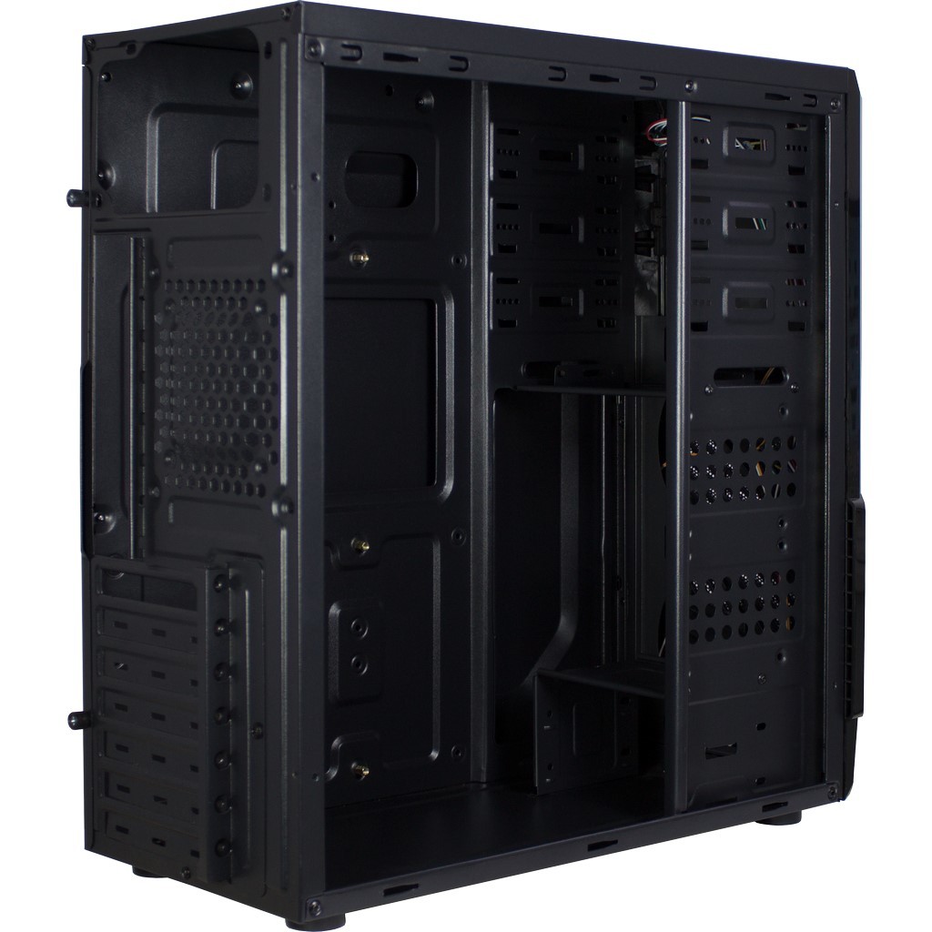 Kućište Chassis INTER-TECH B-48 crna Midi Tower, ATX, 2xUSB2.0, HD-audio, PSU optional-8