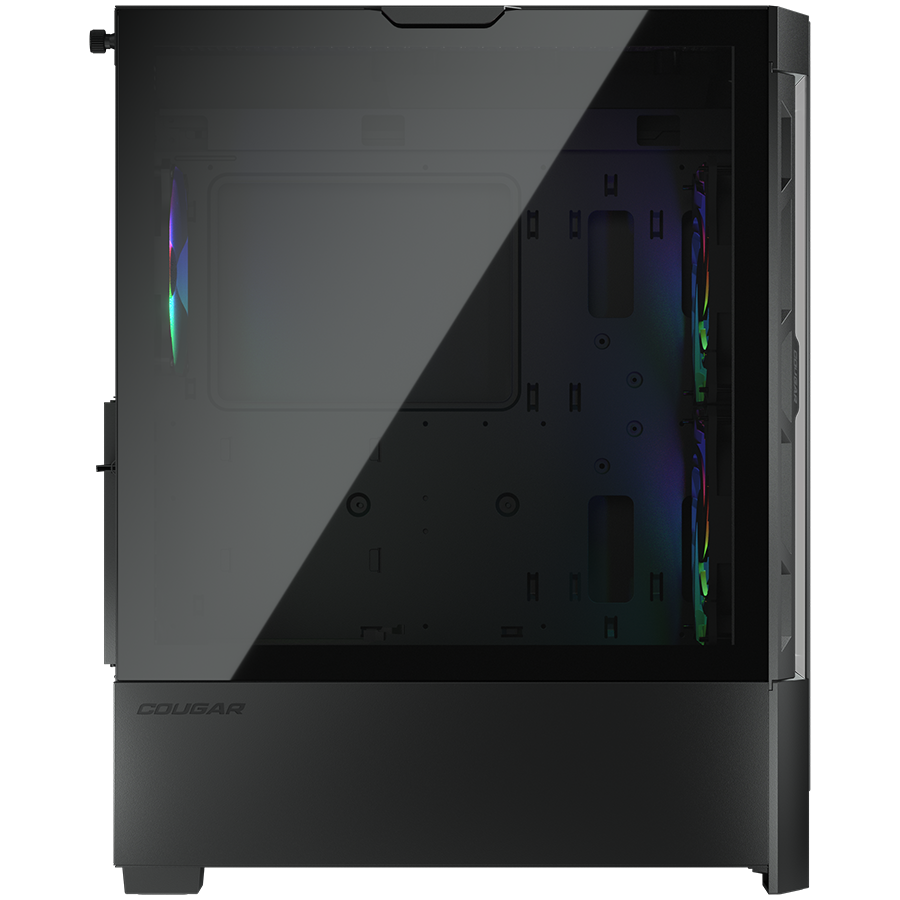 COUGAR | Case Airface RGB Black | PC Case | Mid Tower / Mesh Front Panel / 2 x 140mm ARGB Fans / 1x 120mm ARGB Fan / TG Left Panel / Black-5