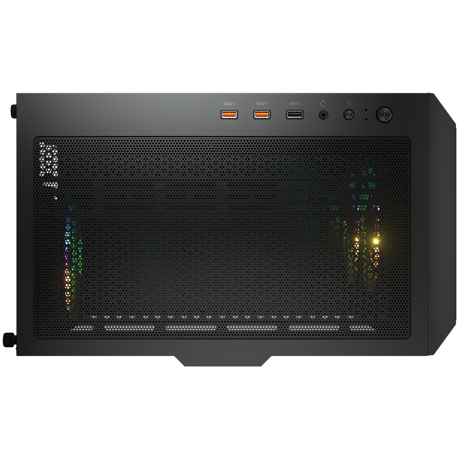 COUGAR | Case Airface RGB Black | PC Case | Mid Tower / Mesh Front Panel / 2 x 140mm ARGB Fans / 1x 120mm ARGB Fan / TG Left Panel / Black-7