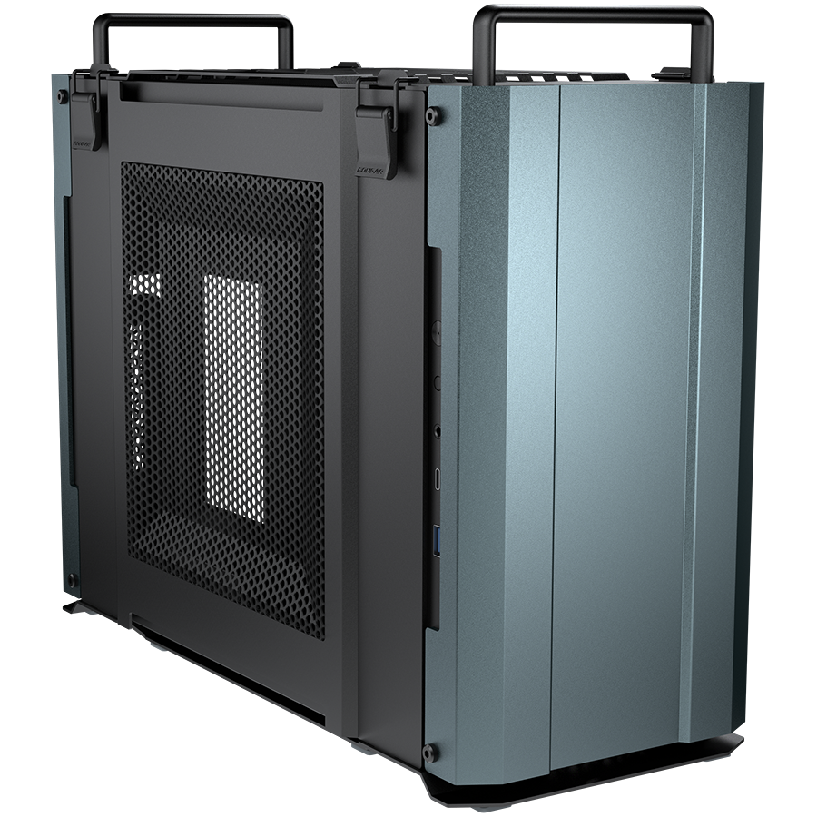 Kućište COUGAR DUST 2 - Iron Gray (mini tower, aluminij, 2 x 120mm ventilatora, USB 3.1 type C, USB 3.0)-0