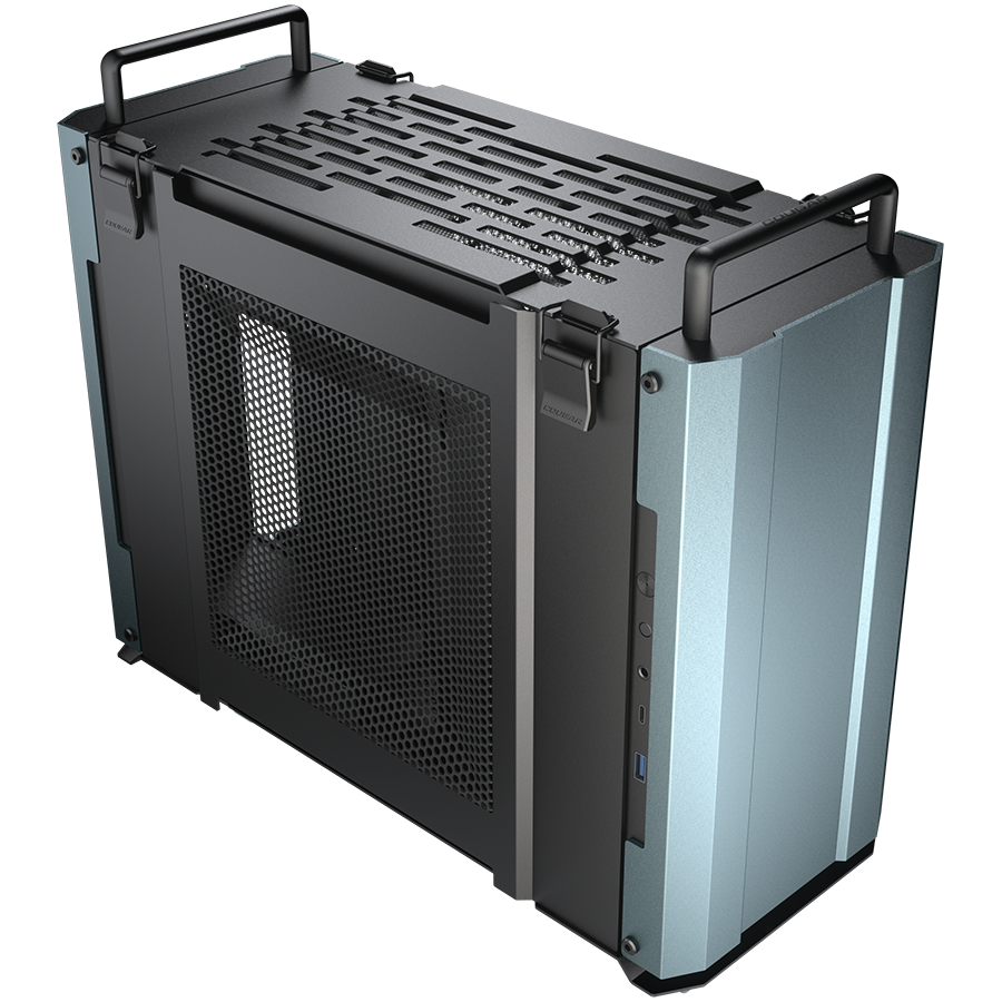 Kućište COUGAR DUST 2 - Iron Gray (mini tower, aluminij, 2 x 120mm ventilatora, USB 3.1 type C, USB 3.0)-1