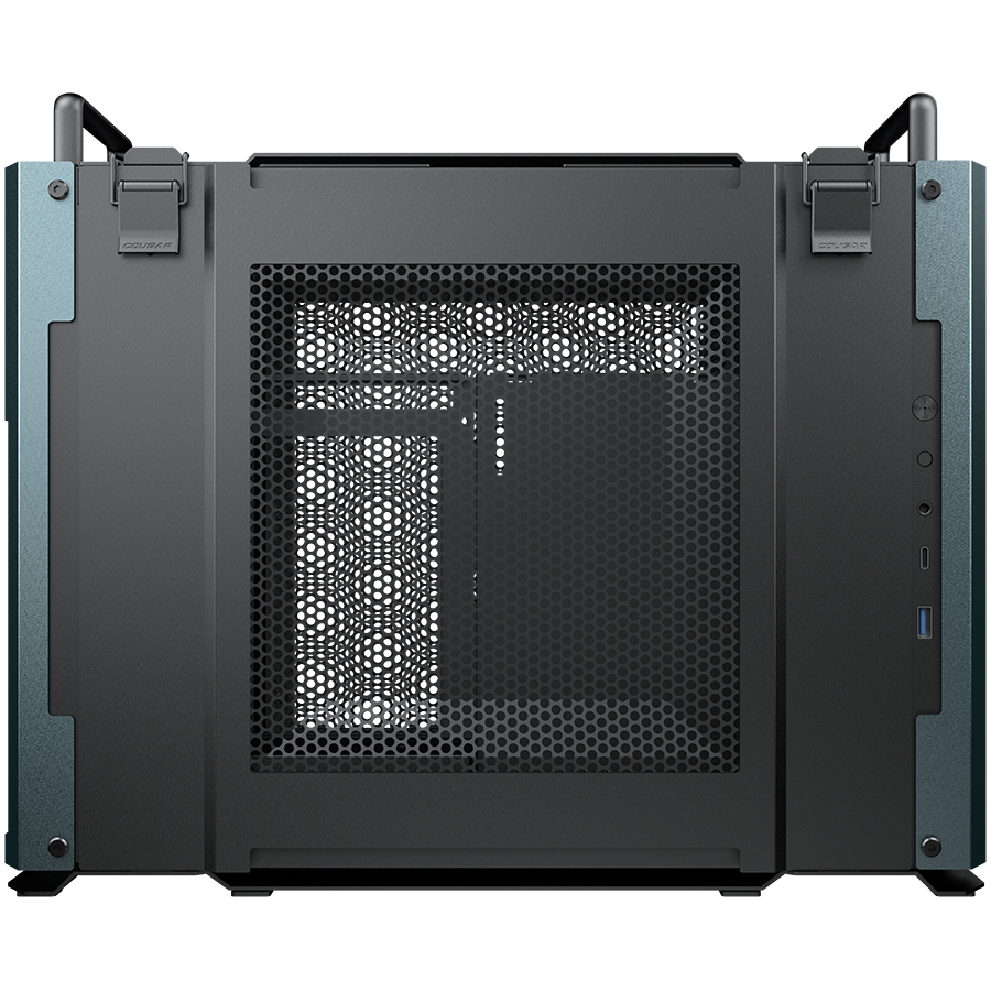 Kućište COUGAR DUST 2 - Iron Gray (mini tower, aluminij, 2 x 120mm ventilatora, USB 3.1 type C, USB 3.0)-5