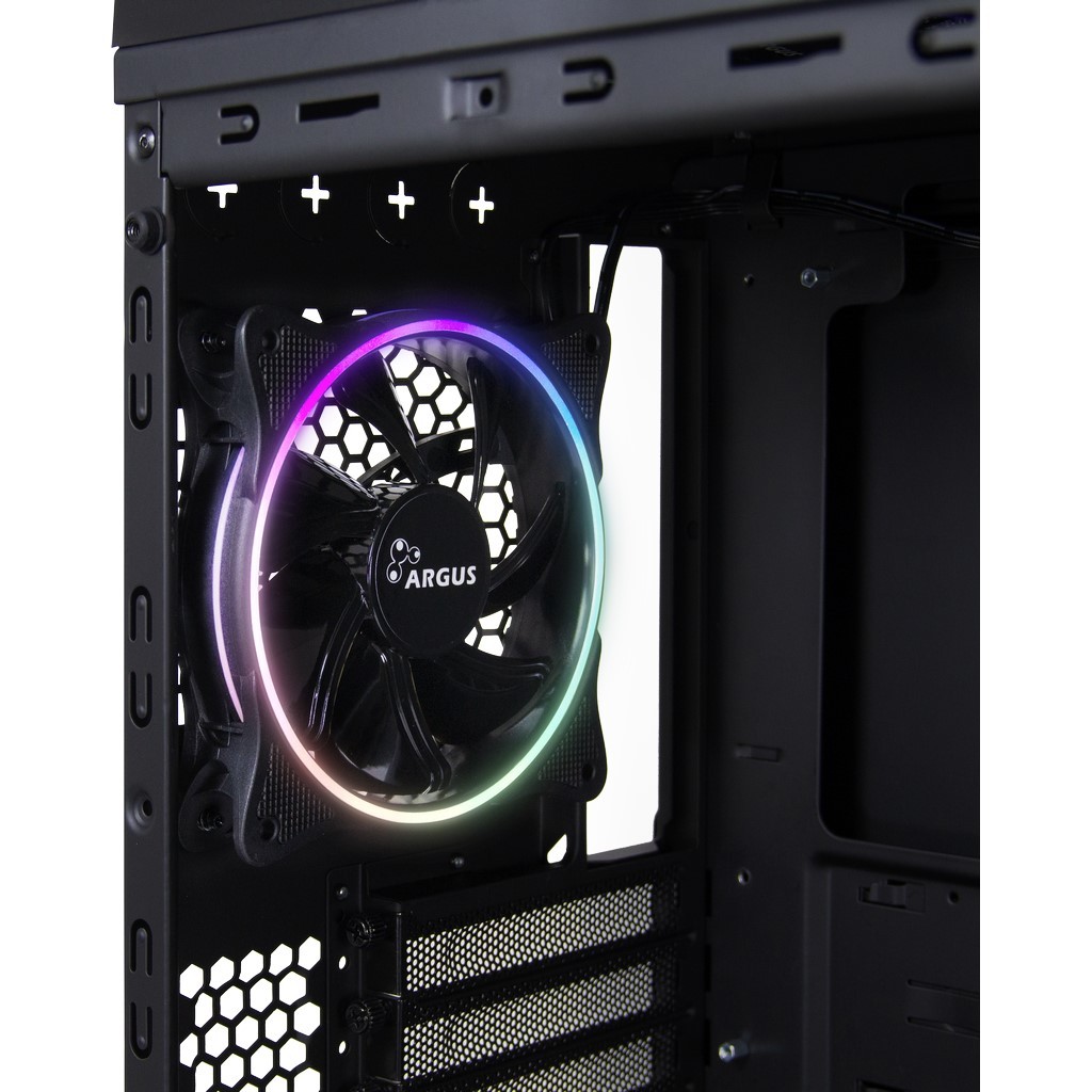 Kućište INTER-TECH X-908 INFINI2 Gaming Tower eATX, 2xUSB3.0, 2xUSB3.0 Type-C, Tempered Glass, 3x120mm RGB ventilatori-6
