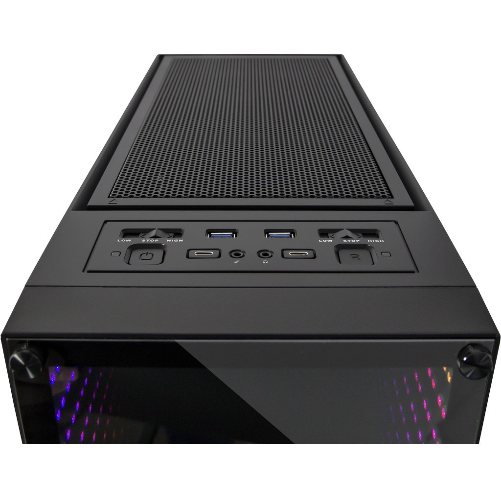 Kućište INTER-TECH X-908 INFINI2 Gaming Tower eATX, 2xUSB3.0, 2xUSB3.0 Type-C, Tempered Glass, 3x120mm RGB ventilatori-18
