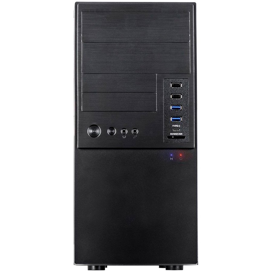 Kućište INTER-TECH IT-6865 (Micro Tower, mATX, USB-C, bez napajanja)