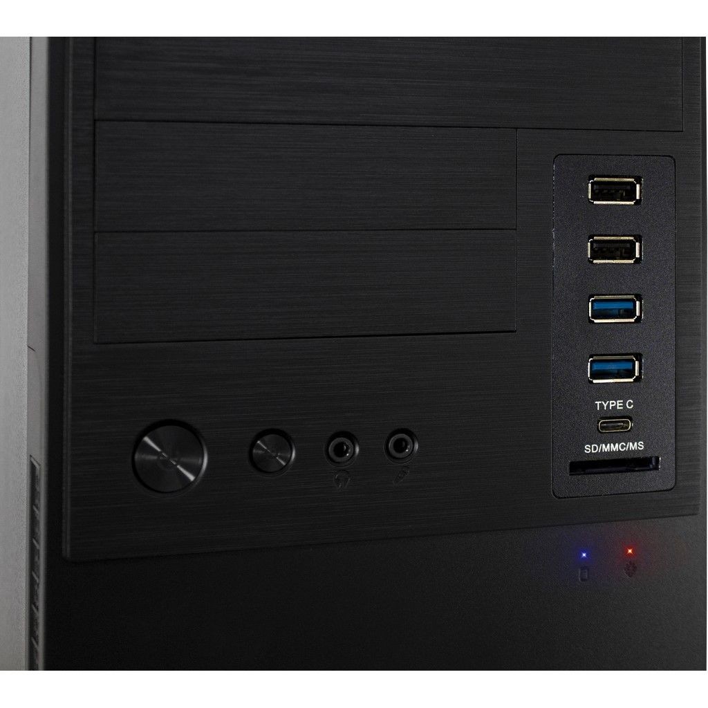 Kućište INTER-TECH IT-6865 (Micro Tower, mATX, USB-C, bez napajanja)-9