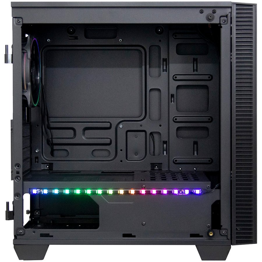 Kućište INTER-TECH X-608 INFINITY MICRO microATX RGB, Staklo, bez PSU-1