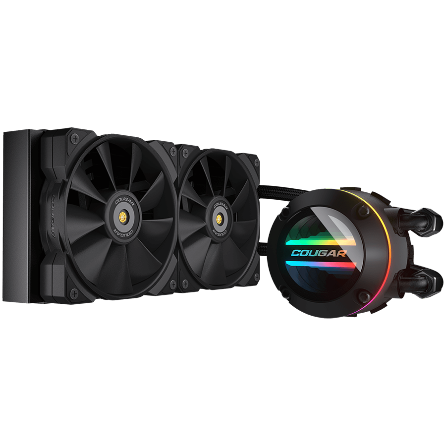 Hladnjak COUGAR POSEIDON GT 240 (air flow 82.48 CFM, liquid cooling radiator, 2 x 120 mm fans, rated speed max 2000 RPM, rated voltage 12 V)-1