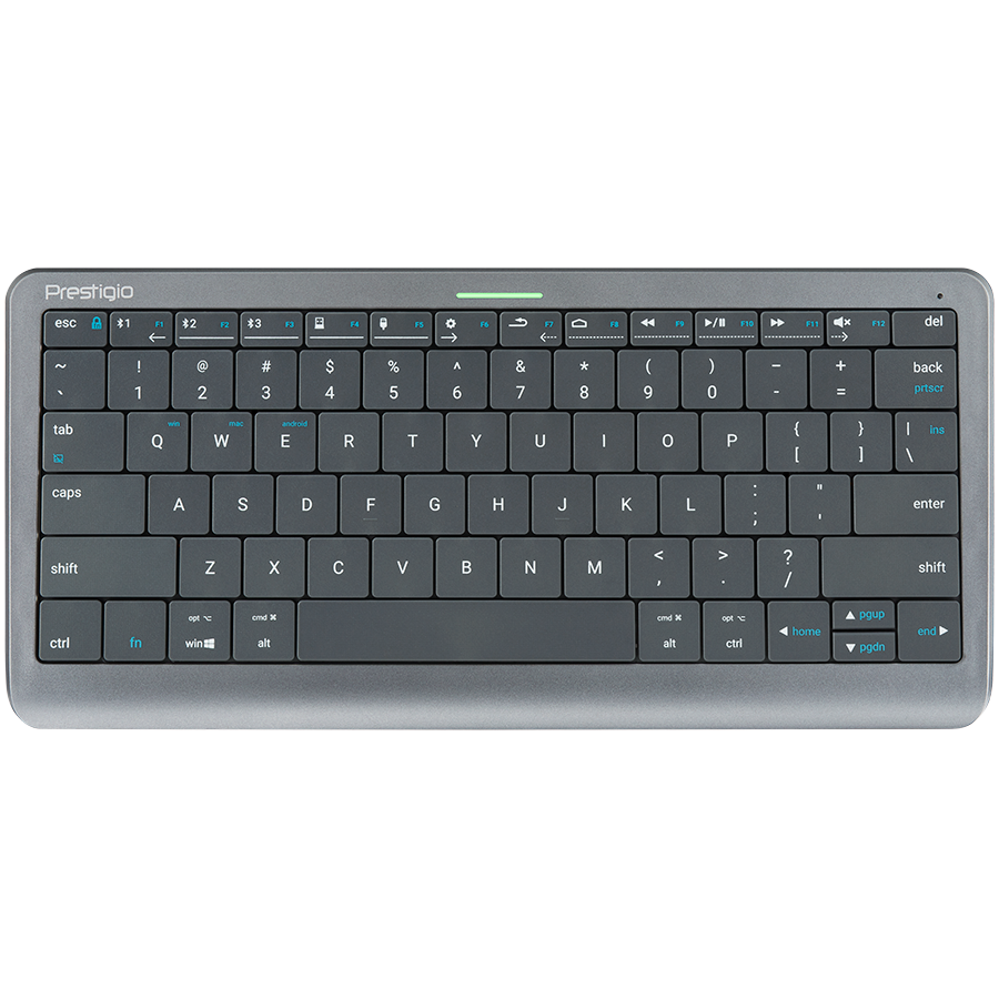 Tipkovnica PRESTIGIO Click&Touch bežična multimedijska s touchpadom, povezuje do 5 uređaja-1