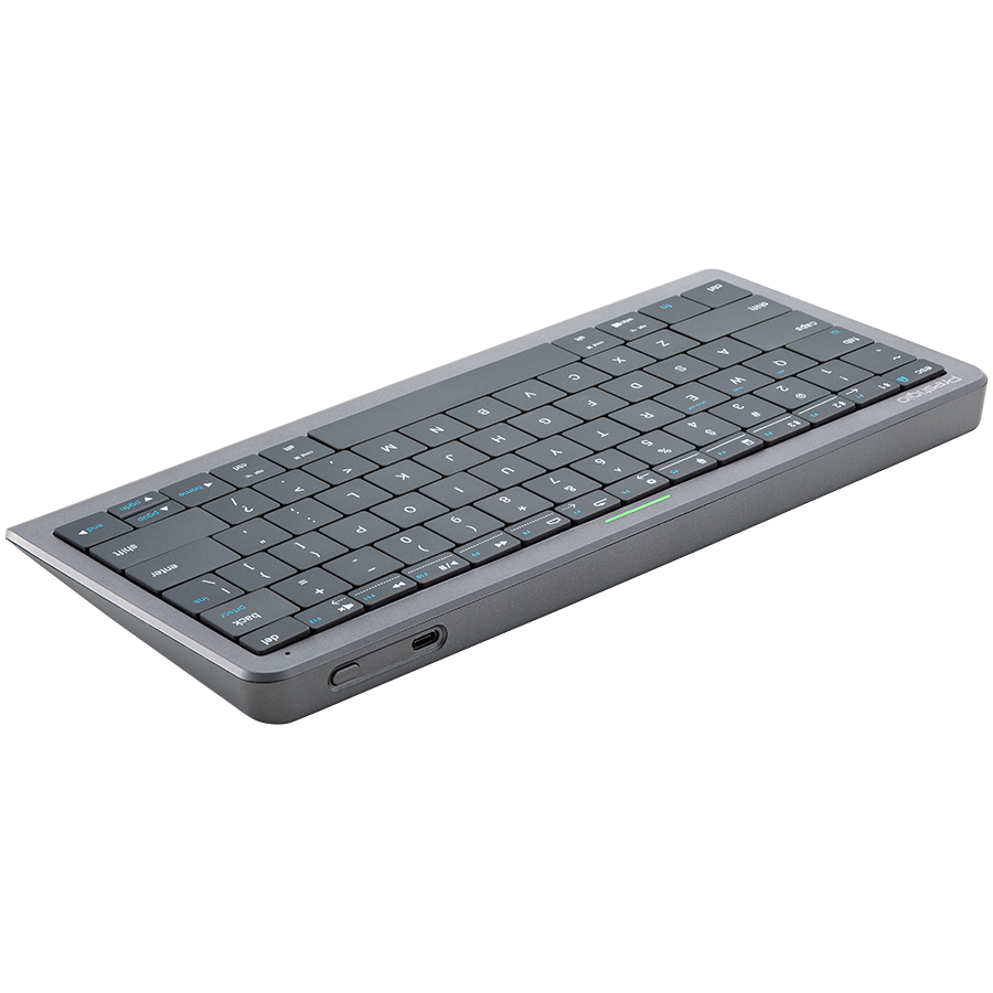 Tipkovnica PRESTIGIO Click&Touch bežična multimedijska s touchpadom, povezuje do 5 uređaja-9