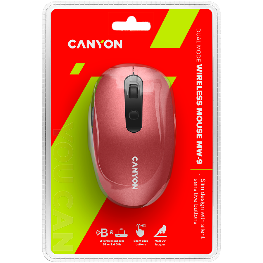 Miš CANYON 2 in1 (žično/bežični, crveni)-4