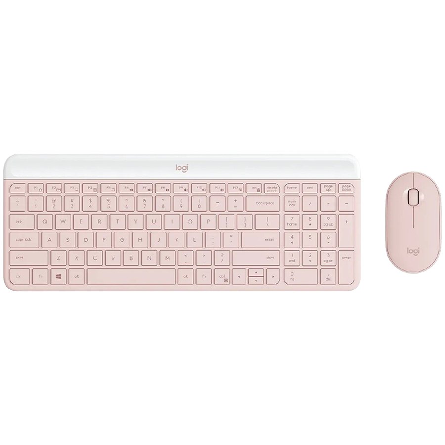LOGITECH MK470 Slim Combo - ROSE - US INTL - 2.4GHZ - INTNL-973-1