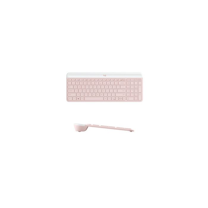 LOGITECH MK470 Slim Combo - ROSE - US INTL - 2.4GHZ - INTNL-973-0