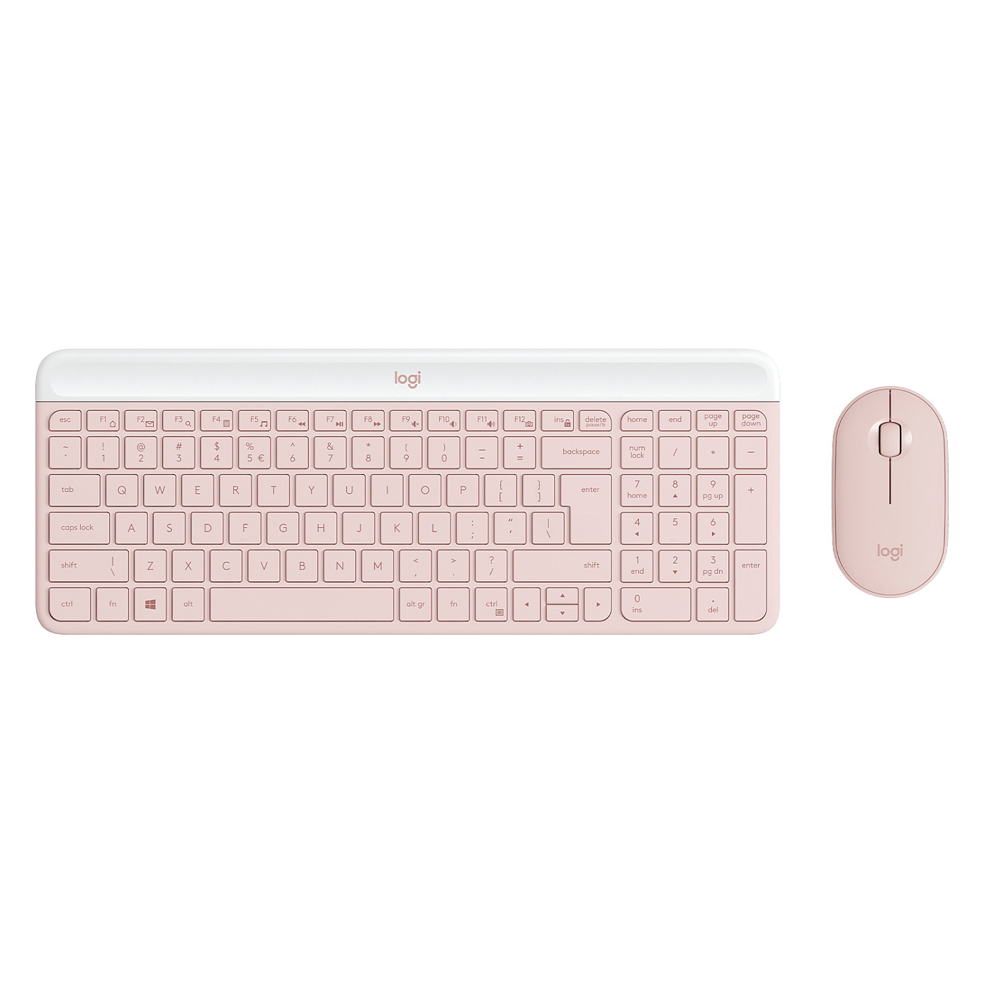 LOGITECH MK470 Slim Combo - ROSE - US INTL - 2.4GHZ - INTNL-973-5