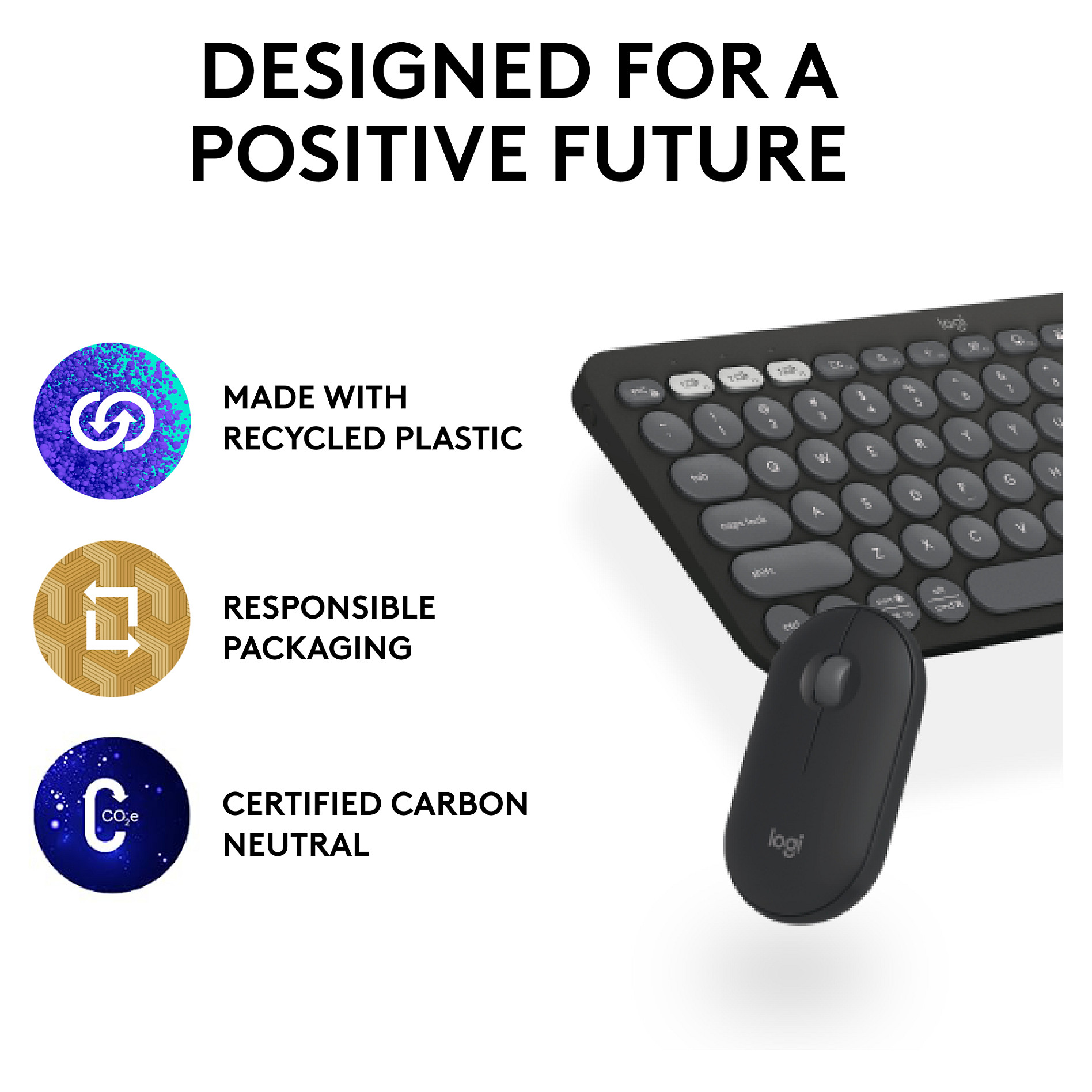 Bežični set LOGITECH Pebble 2 (Bluetooth, Tonal Graphite, US INTL)-18