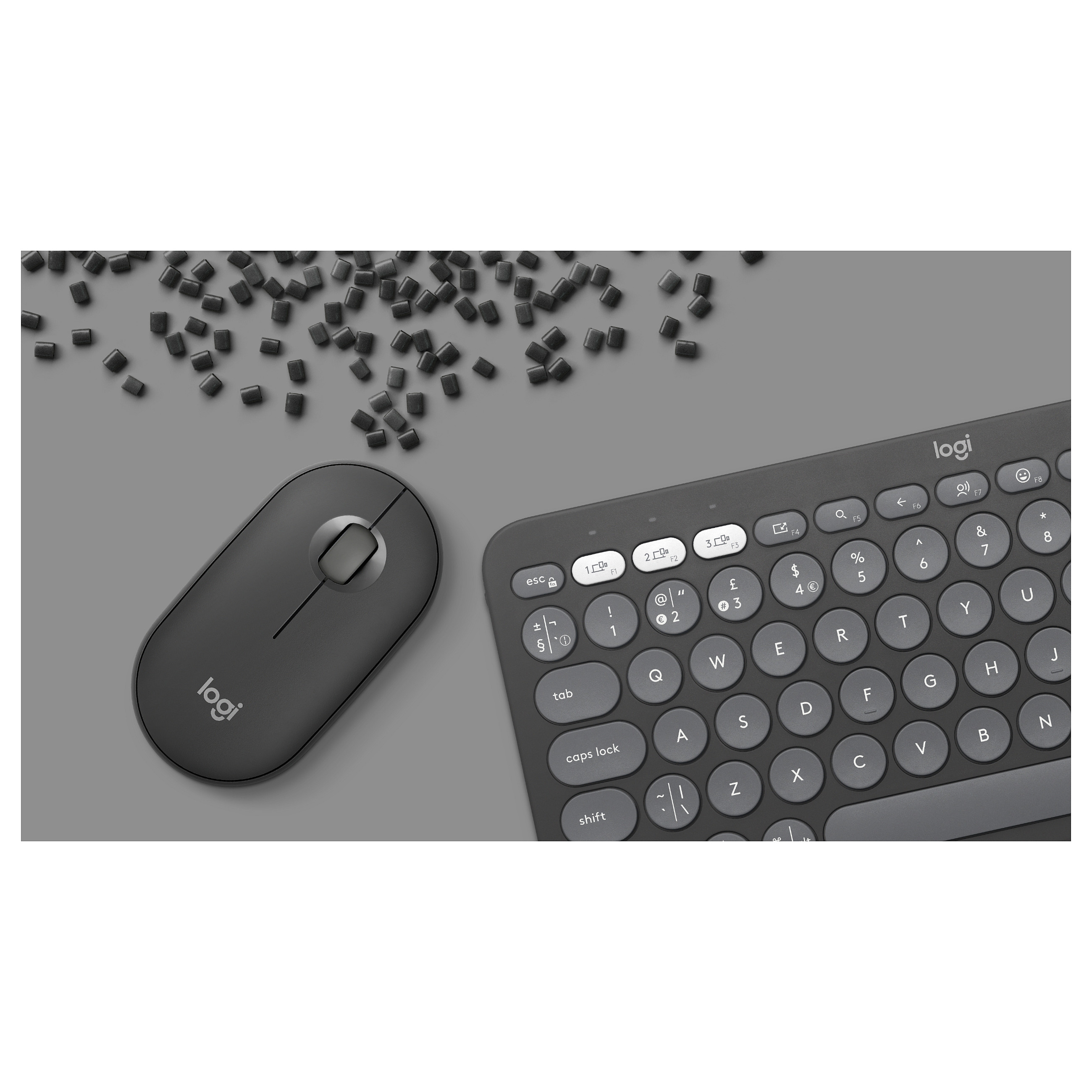 Bežični set LOGITECH Pebble 2 (Bluetooth, Tonal Graphite, US INTL)-20