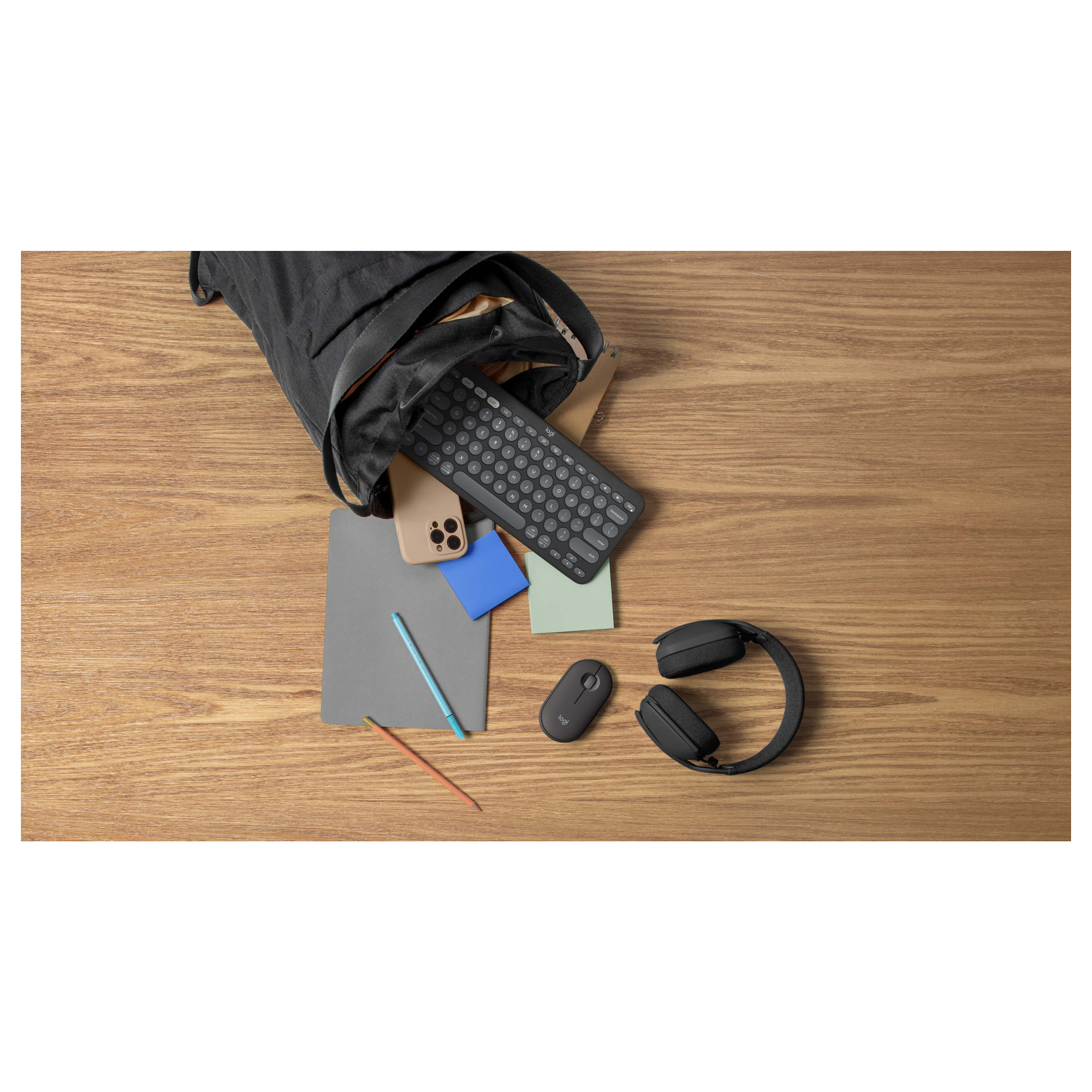 Bežični set LOGITECH Pebble 2 (Bluetooth, Tonal Graphite, US INTL)-21