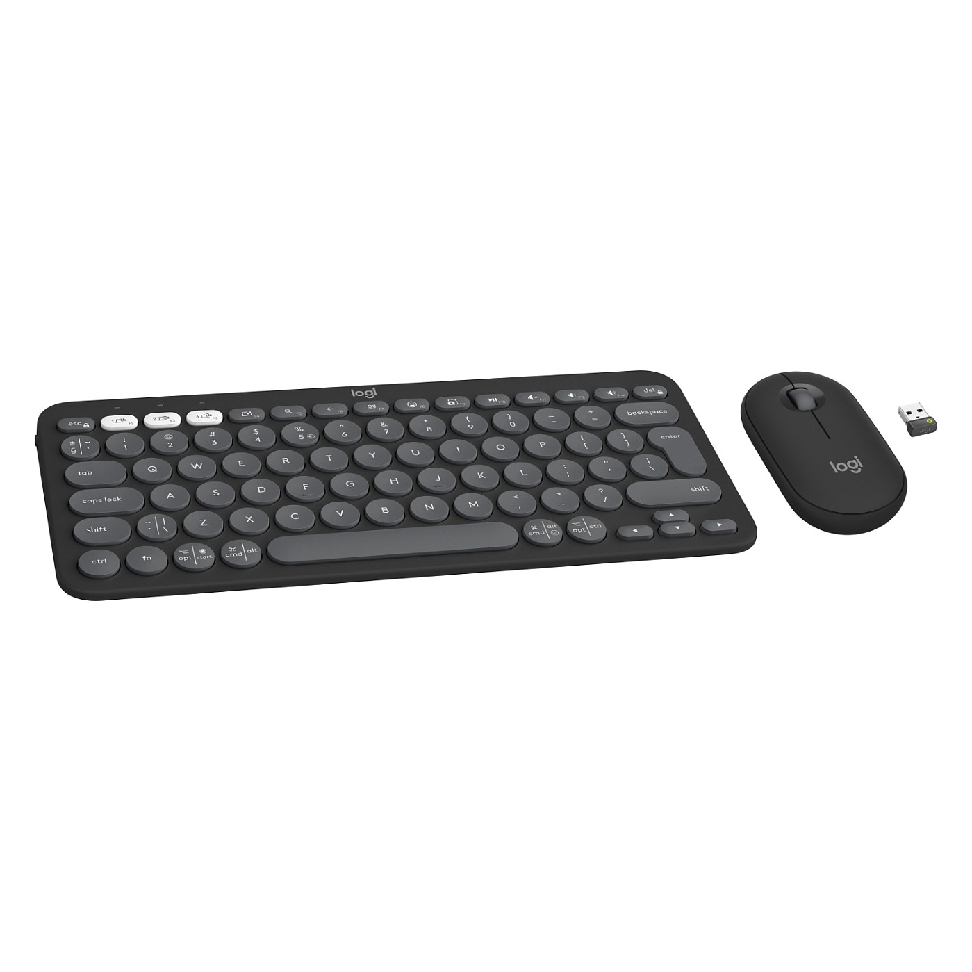Bežični set LOGITECH Pebble 2 (Bluetooth, Tonal Graphite, US INTL)-6