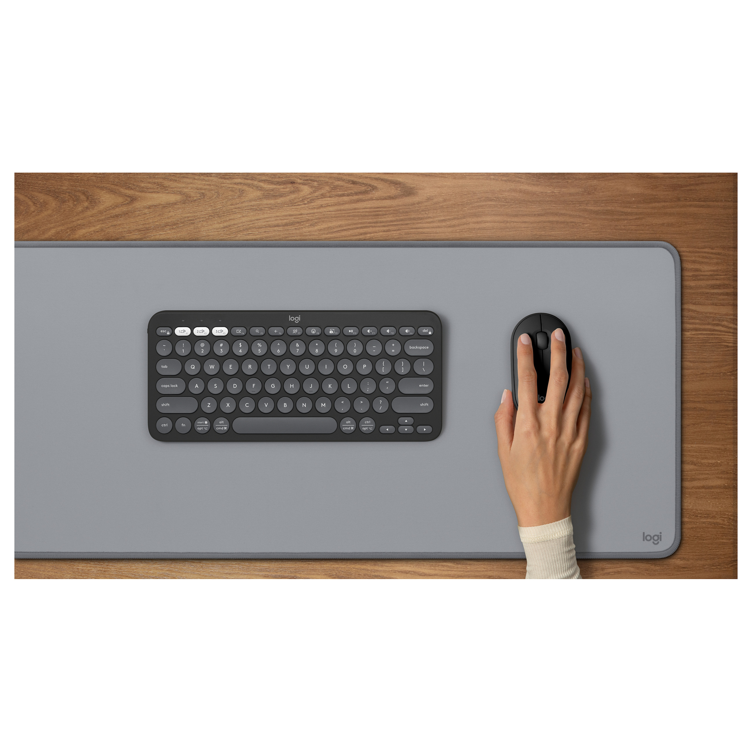 Bežični set LOGITECH Pebble 2 (Bluetooth, Tonal Graphite, US INTL)-8
