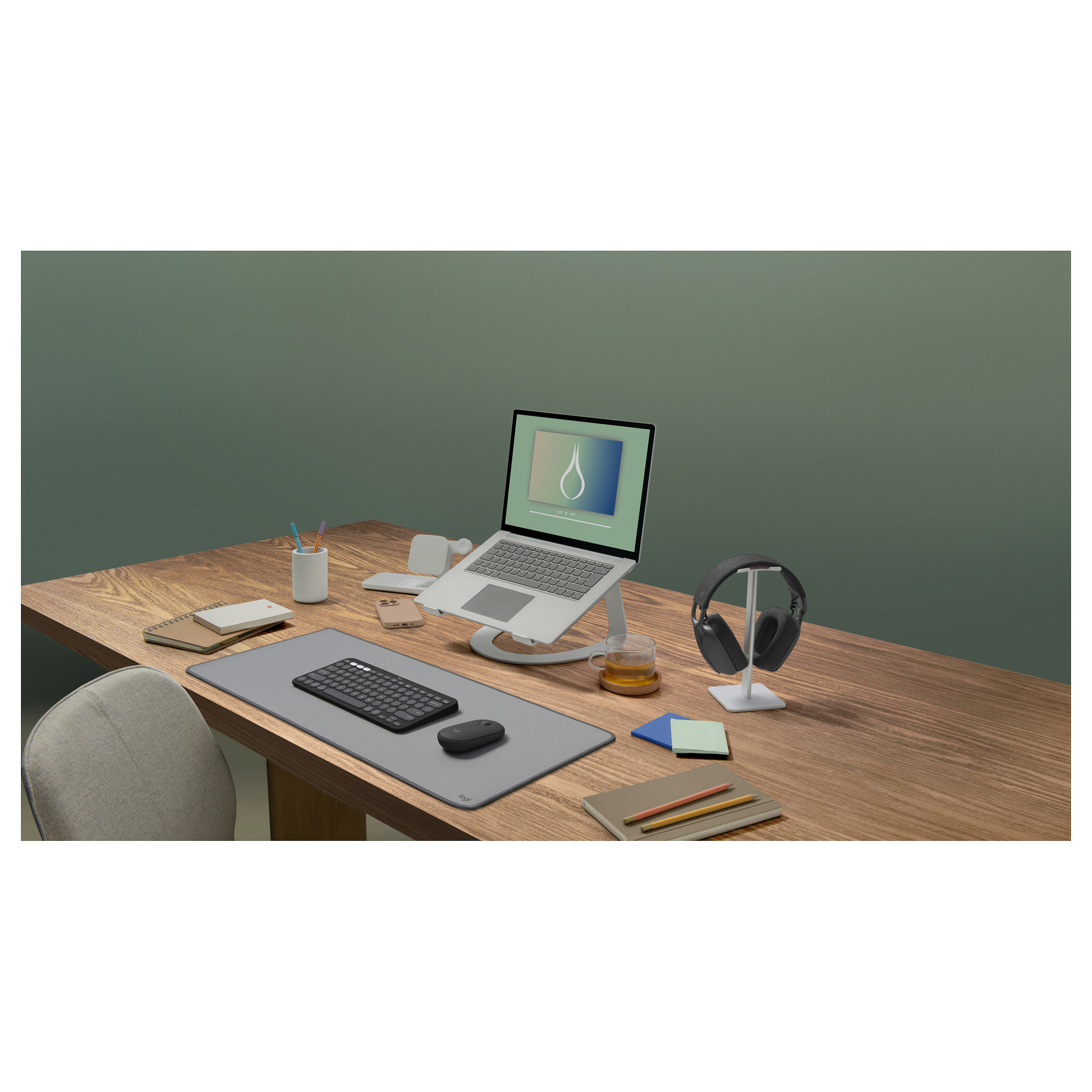 Bežični set LOGITECH Pebble 2 (Bluetooth, Tonal Graphite, US INTL)-9