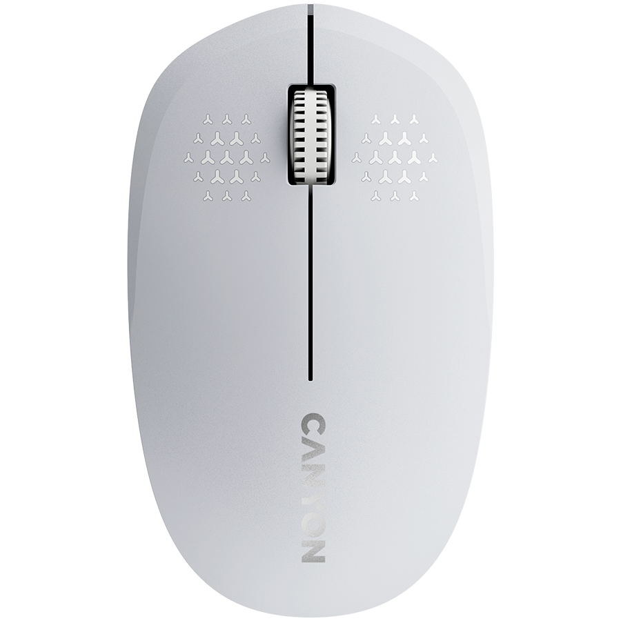 Miš CANYON MW-04 (bežični, Bluetooth, 3 gumba, 1200 dpi, bijela)