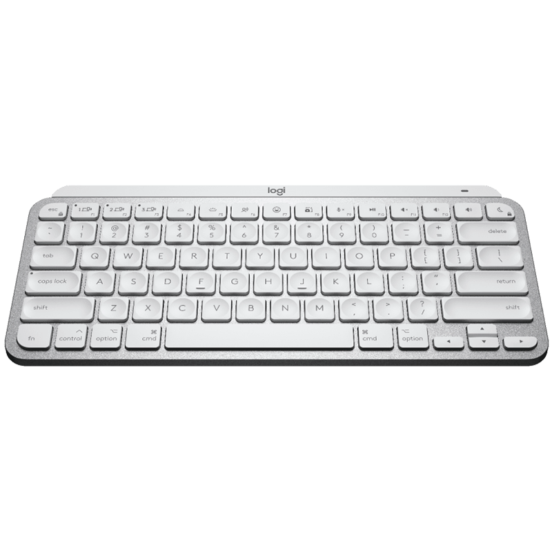 LOGITECH MX Keys Mini For Mac Minimalist Wireless Illuminated Keyboard - PALE GREY - US INTL - BT - EMEA-1