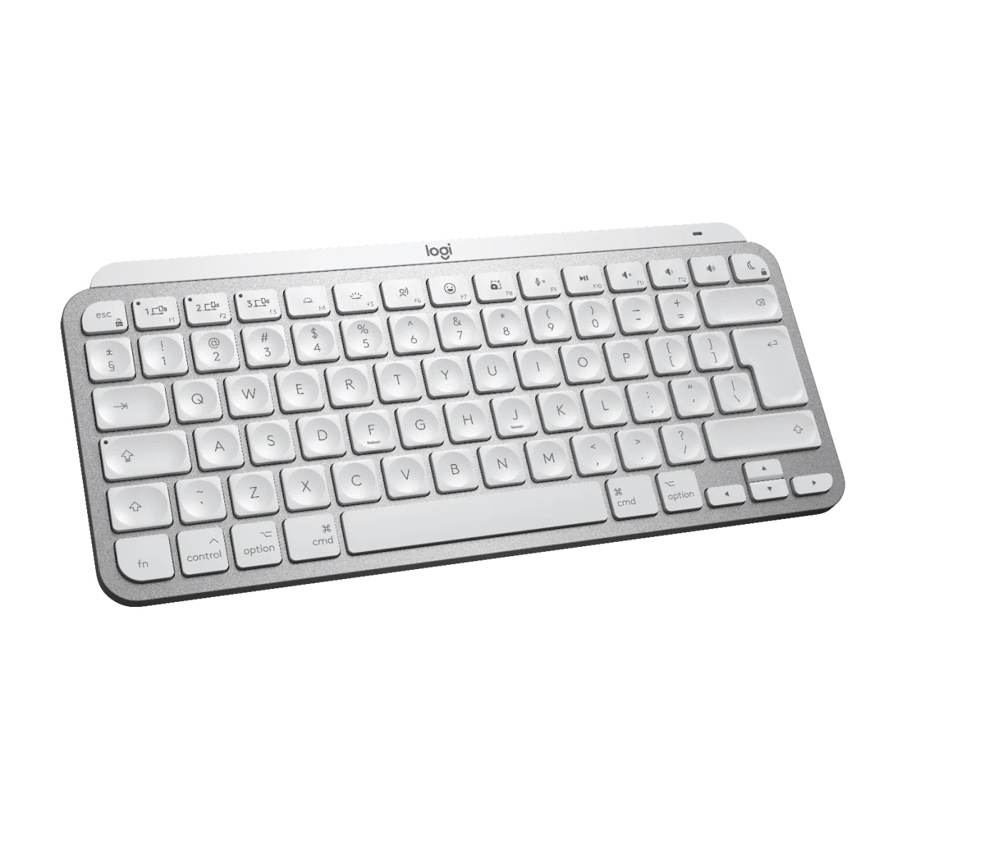 LOGITECH MX Keys Mini For Mac Minimalist Wireless Illuminated Keyboard - PALE GREY - US INTL - BT - EMEA-6