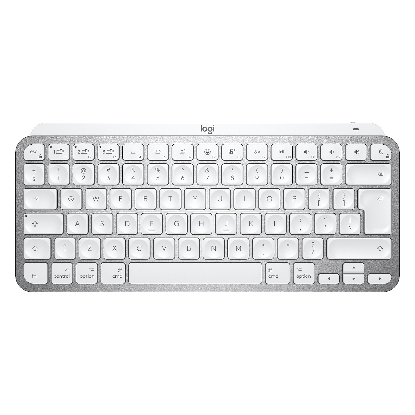 LOGITECH MX Keys Mini For Mac Minimalist Wireless Illuminated Keyboard - PALE GREY - US INTL - BT - EMEA-9