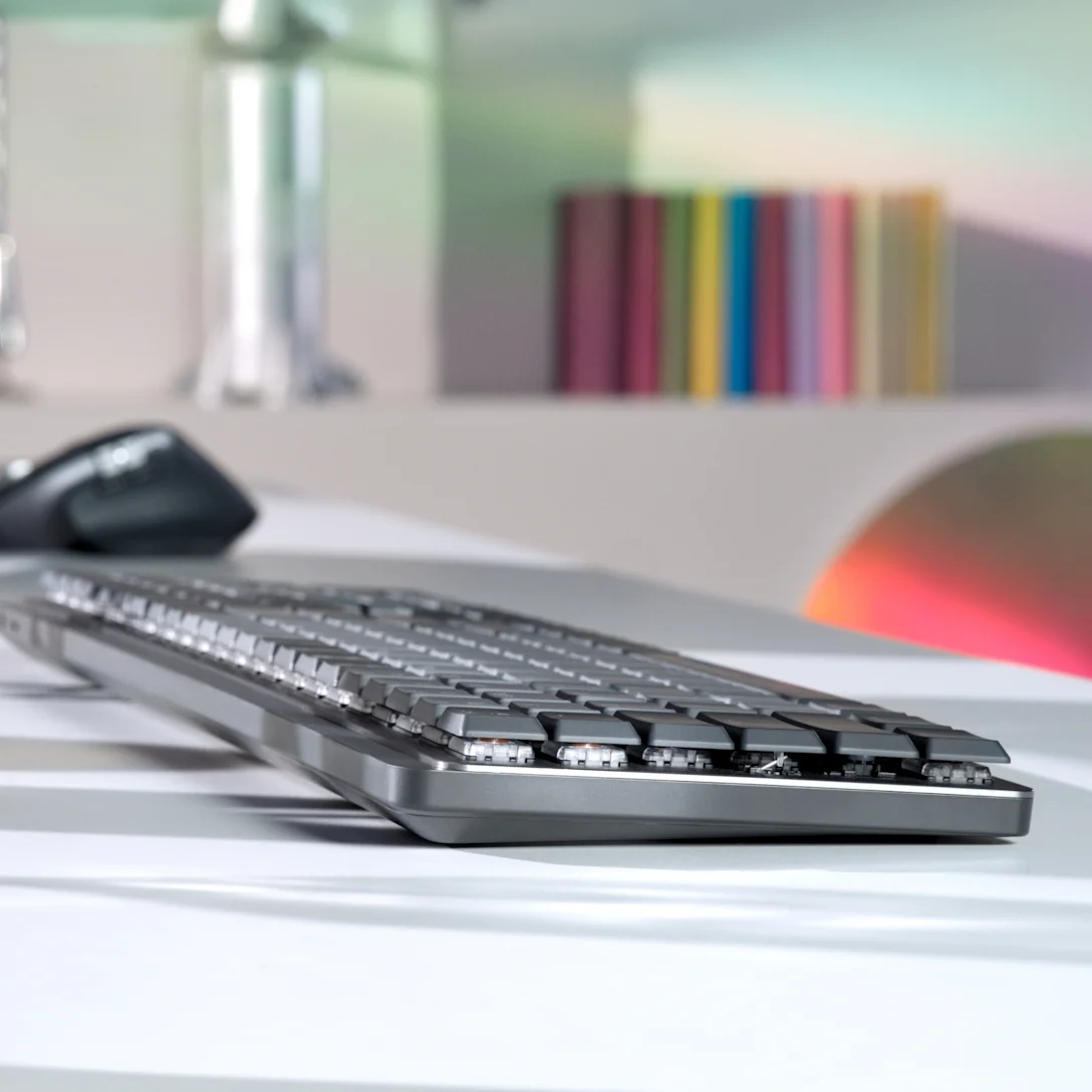 Tipkovnica LOGITECH MX Mechanical Bluetooth Illuminated - GRAPHITE - US INTL - LINEAR-6