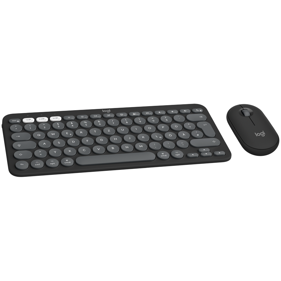 Bluetooth tipkovnica i miš LOGITECH Pebble 2 za MAC - TONAL GRAPHITE - US INTL