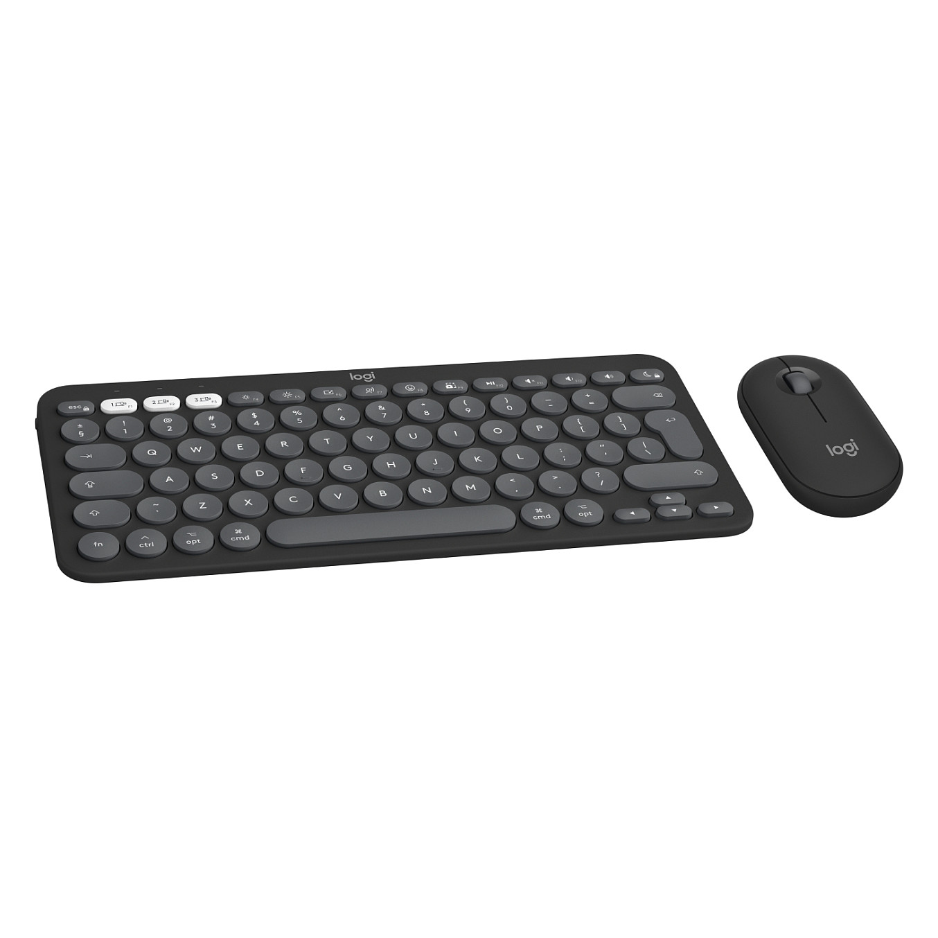 Bluetooth tipkovnica i miš LOGITECH Pebble 2 za MAC - TONAL GRAPHITE - US INTL-10