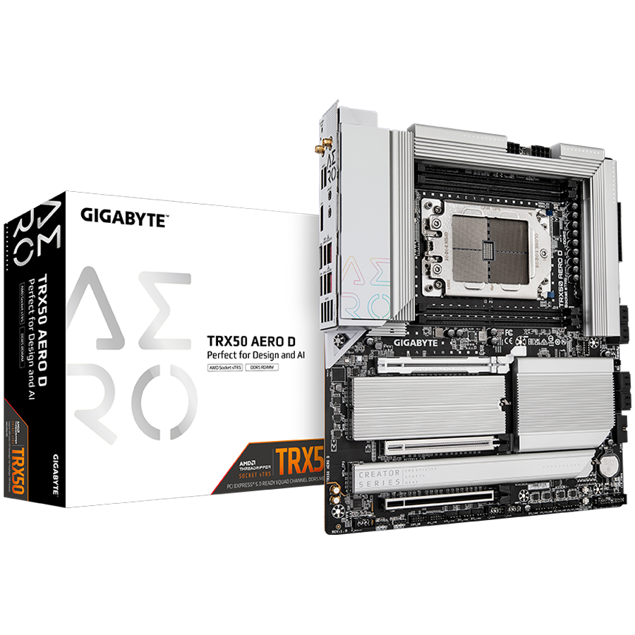 Mainboard GIGABYTE TRX50 AERO D (Extended ATX, AMD TRX50, Socket sTR5)
