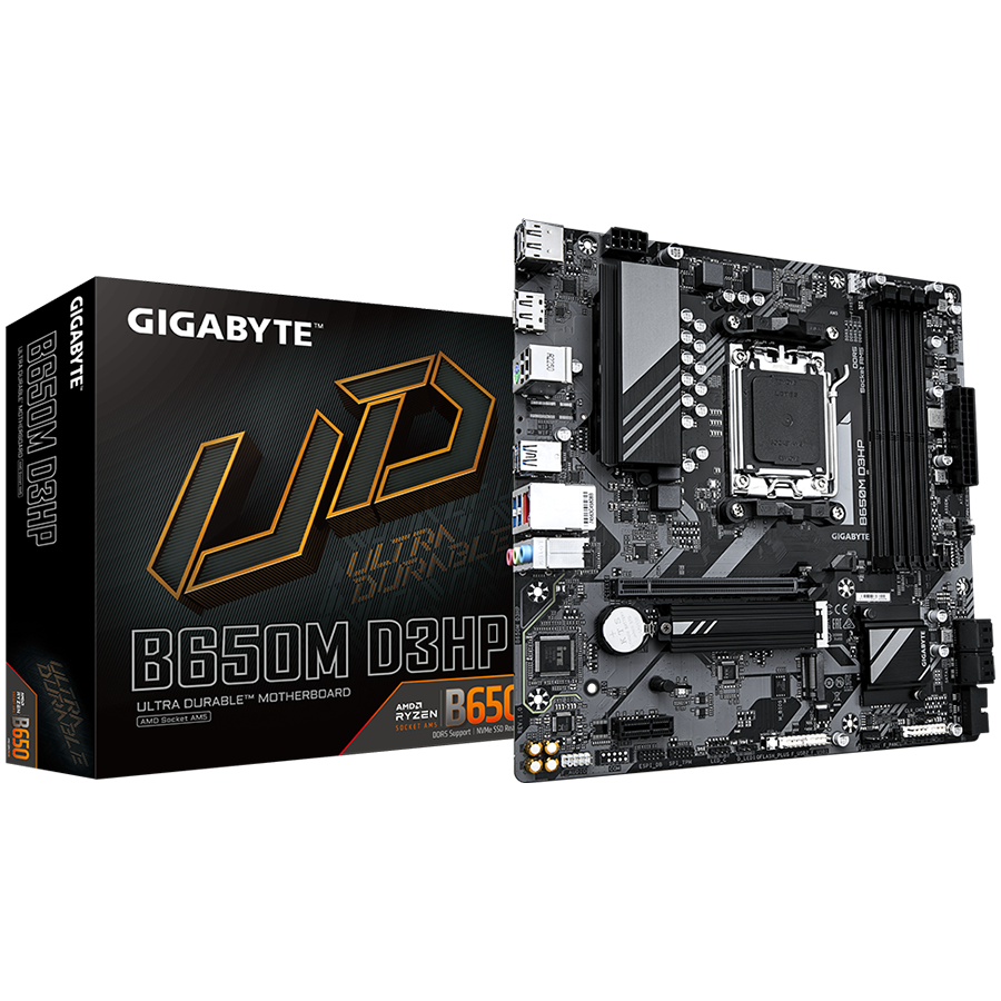 GIGABYTE B650M D3HP, DDR5, SATA3, USB3.2Gen1, DP, 2.5GbE, AM5 mATX-0