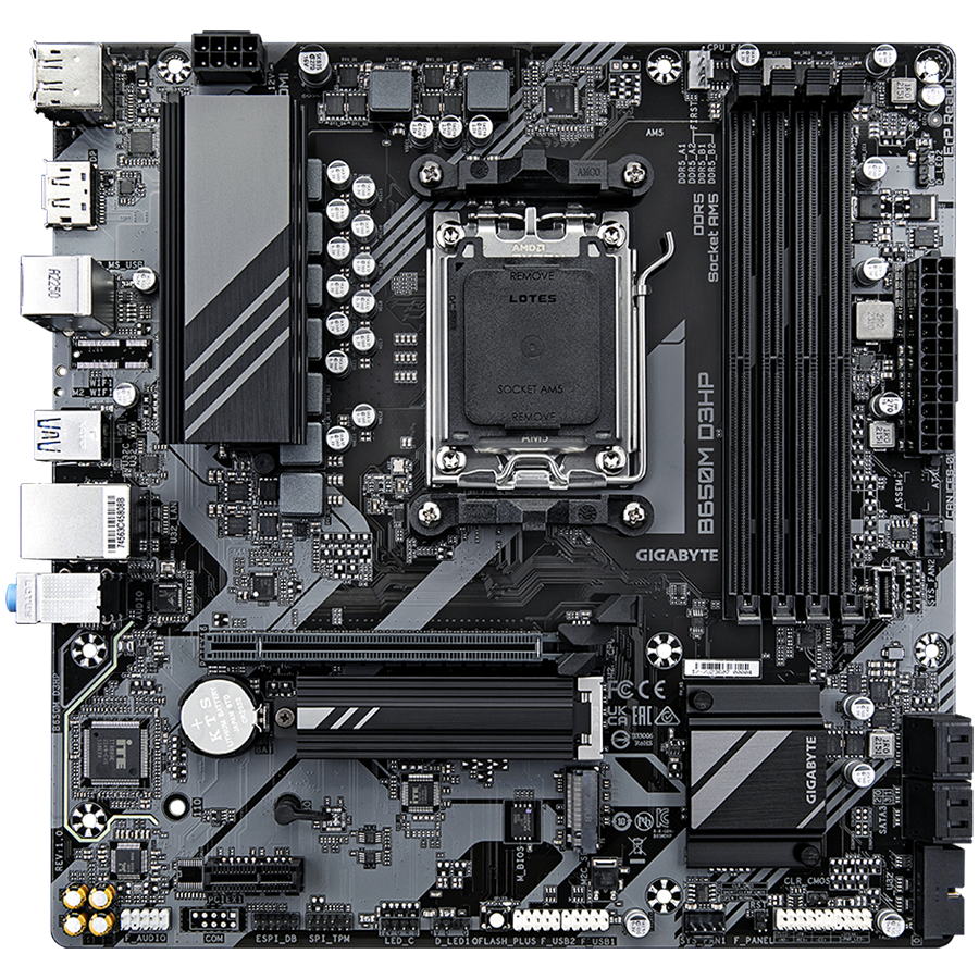 GIGABYTE B650M D3HP, DDR5, SATA3, USB3.2Gen1, DP, 2.5GbE, AM5 mATX-1