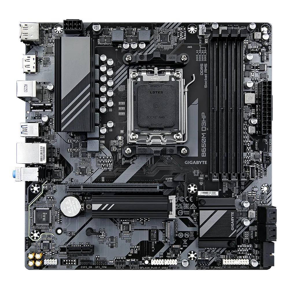 GIGABYTE B650M D3HP, DDR5, SATA3, USB3.2Gen1, DP, 2.5GbE, AM5 mATX-5