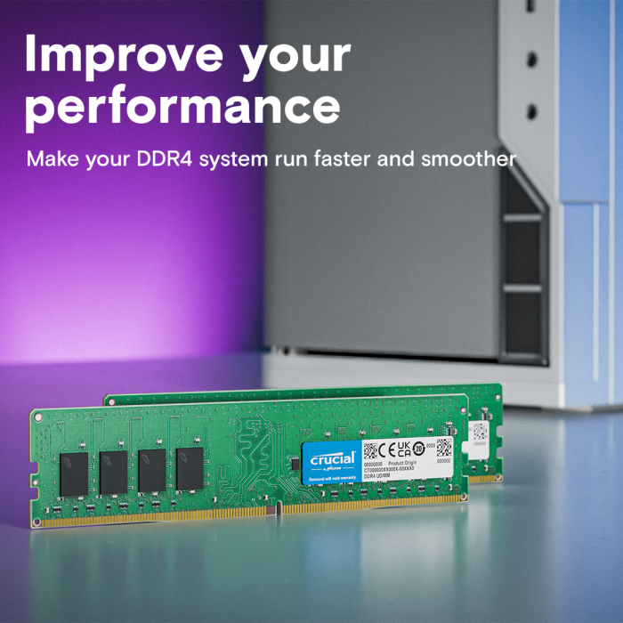 Crucial DRAM 16GB DDR4-3200 UDIMM, EAN: 649528903624-4