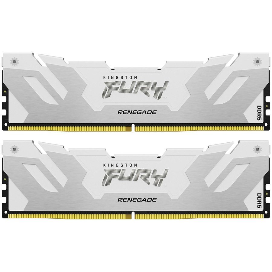 RAM KINGSTON 32GB 6400MT/s DDR5 CL32 DIMM FURY Renegade White (kapacitet 32 GB, brzina 6400MHz, CAS Latency CL32, DIMM 288-pin, boja bijela)-0
