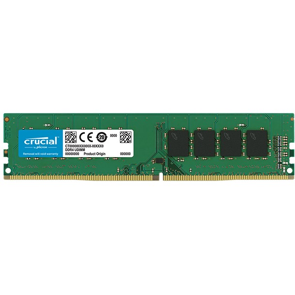 Crucial 8GB DDR4-2400 UDIMM CL17 (8Gbit), EAN: 649528776389-0