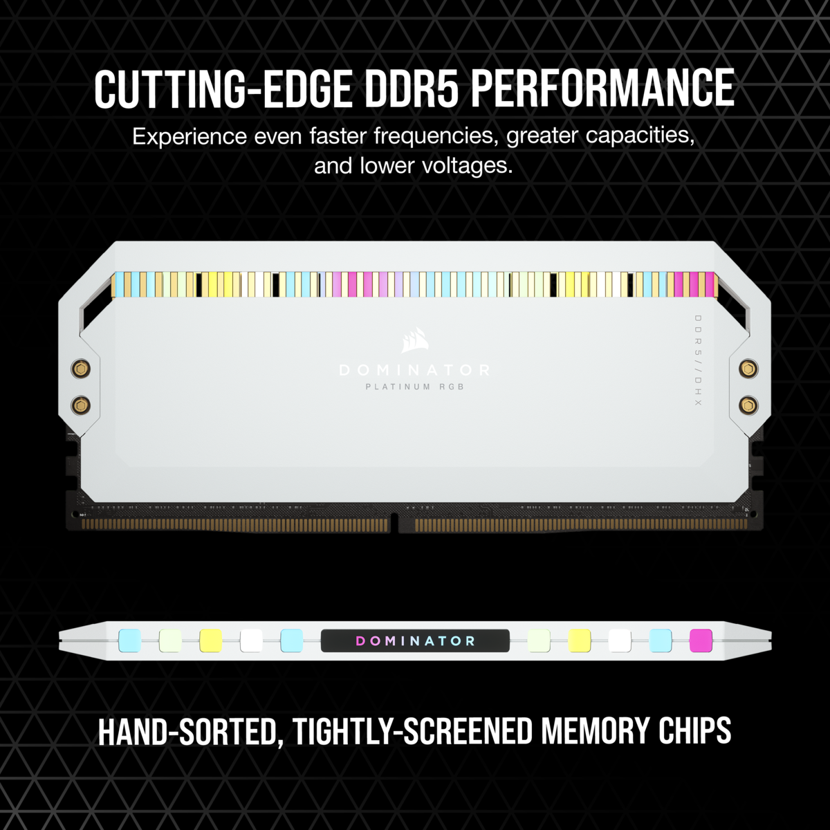 RAM CORSAIR Dominator Platinum RGB (DDR5, 64GB, 5600MHz, CL40, bijela)-4