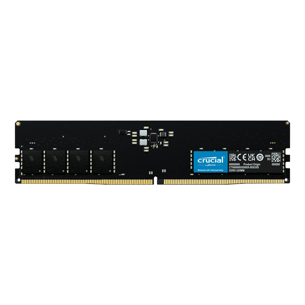 RAM CRUCIAL Pro 16GB DDR5-5600 UDIMM (kapacitet 16 GB, brzina 5600MHz, CAS Latency CL46, unbuffered, DIMM 288-pin)-1