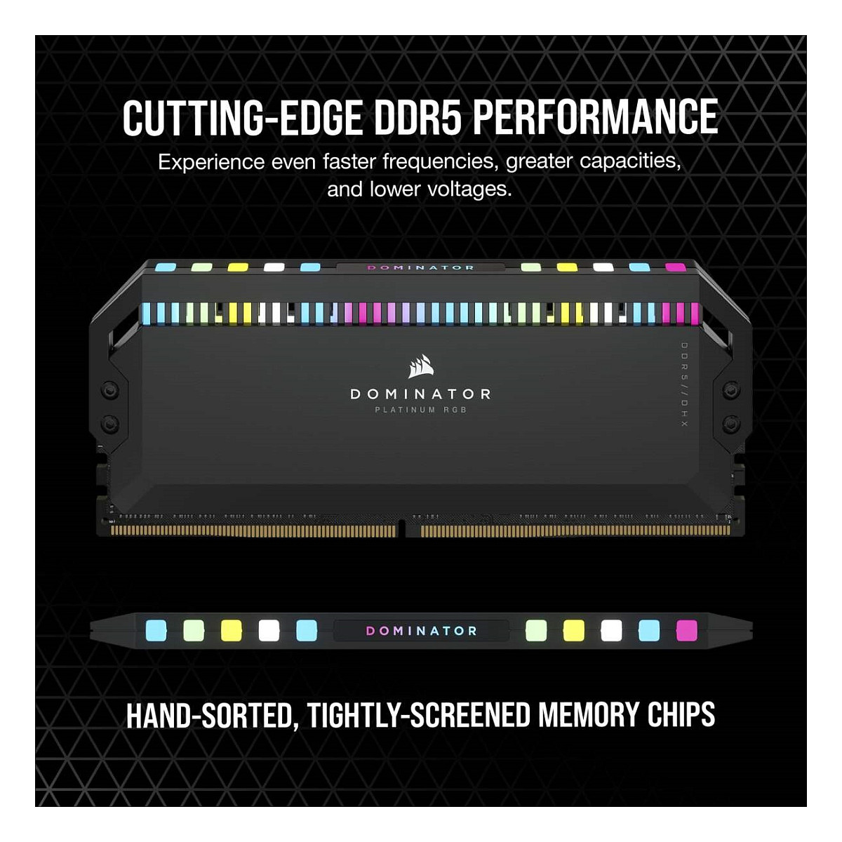 Corsair DDR5 32GB (2x16GB) Dominator Platinum RGB DIMM 6400MHz CL32 crna-8