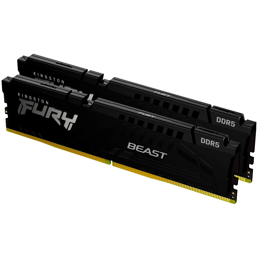 Kingston 64GB 6000MT/s DDR5 CL30 DIMM (Kit of 2) FURY Beast Black EXPO, EAN: 740617343403-1