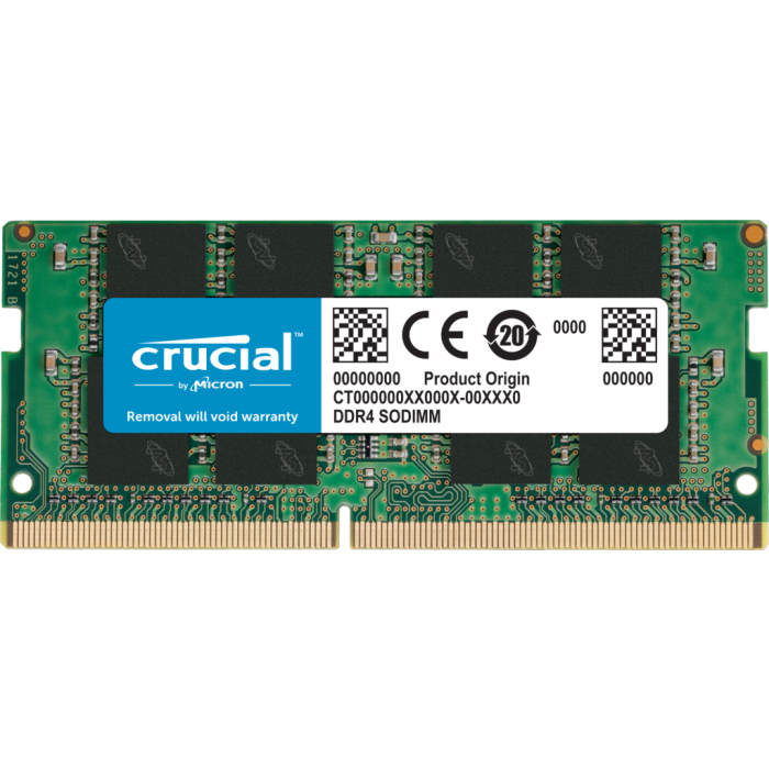 CRUCIAL 8GB DDR4 3200MHz SODIMM-3