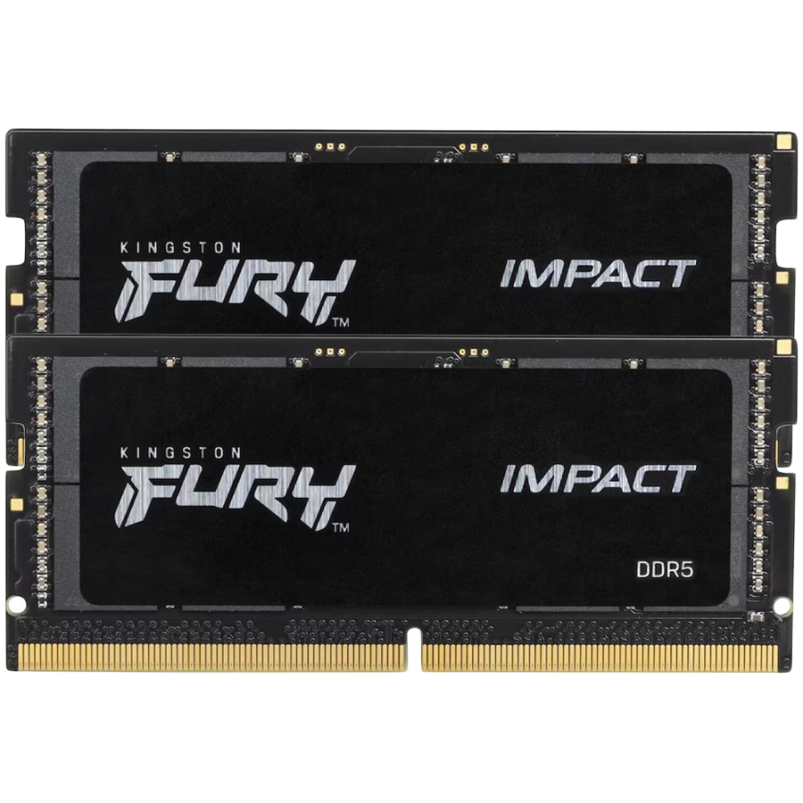 Kingston DRAM 32GB 6000MT/s DDR5 CL38 SODIMM (Kit of 2) FURY Impact XMP EAN: 740617335767-0