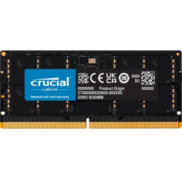 Crucial 32GB DDR5-5600 SODIMM CL46 (16Gbit), EAN: 649528929952-12