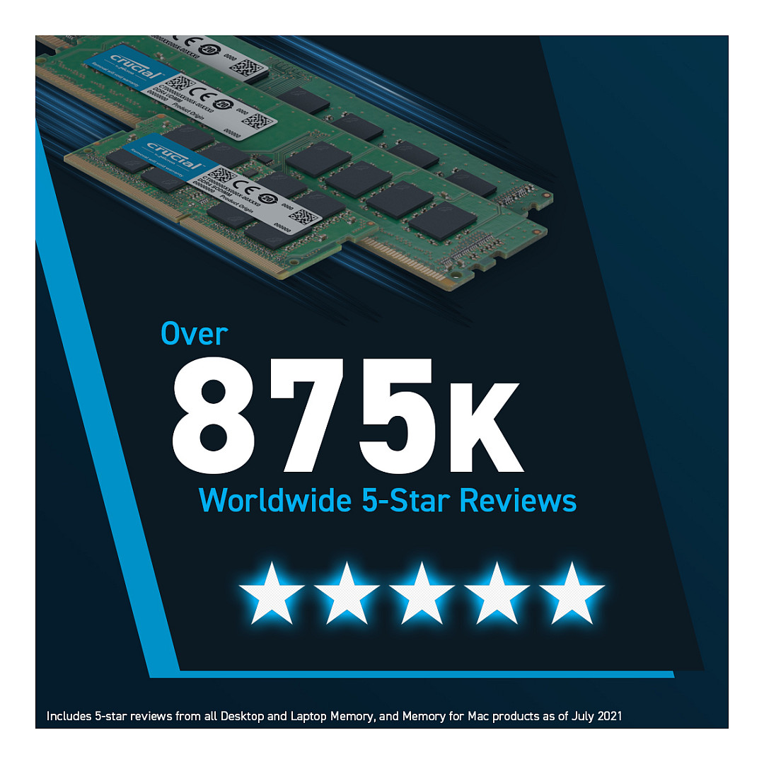 Crucial 32GB DDR5-5600 SODIMM CL46 (16Gbit), EAN: 649528929952-8