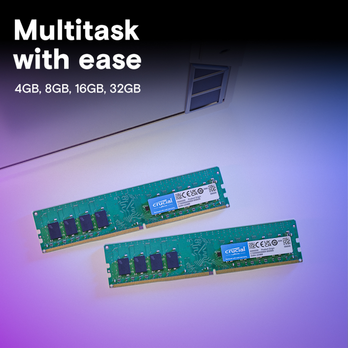 Crucial DRAM 8GB DDR4-3200 UDIMM, EAN: 649528903549-4